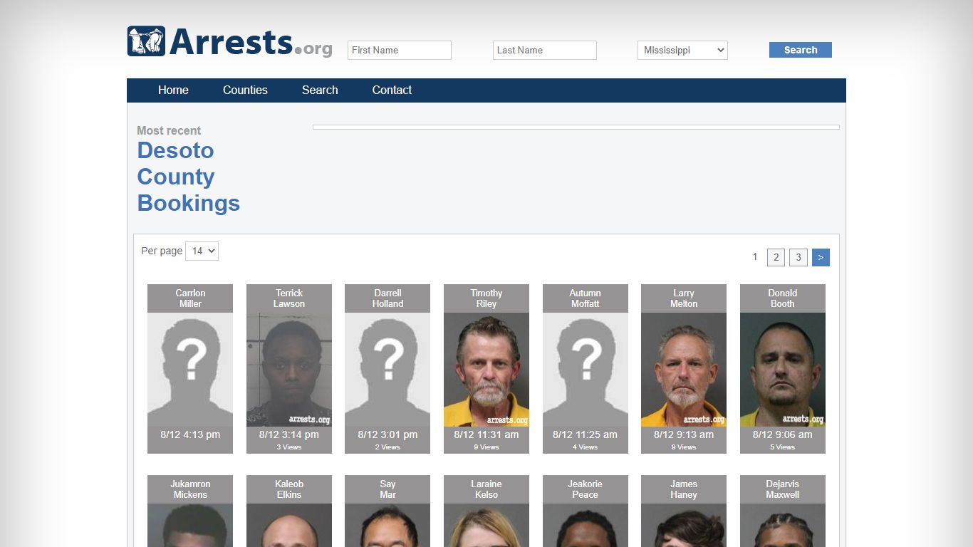 Desoto County Arrests and Inmate Search